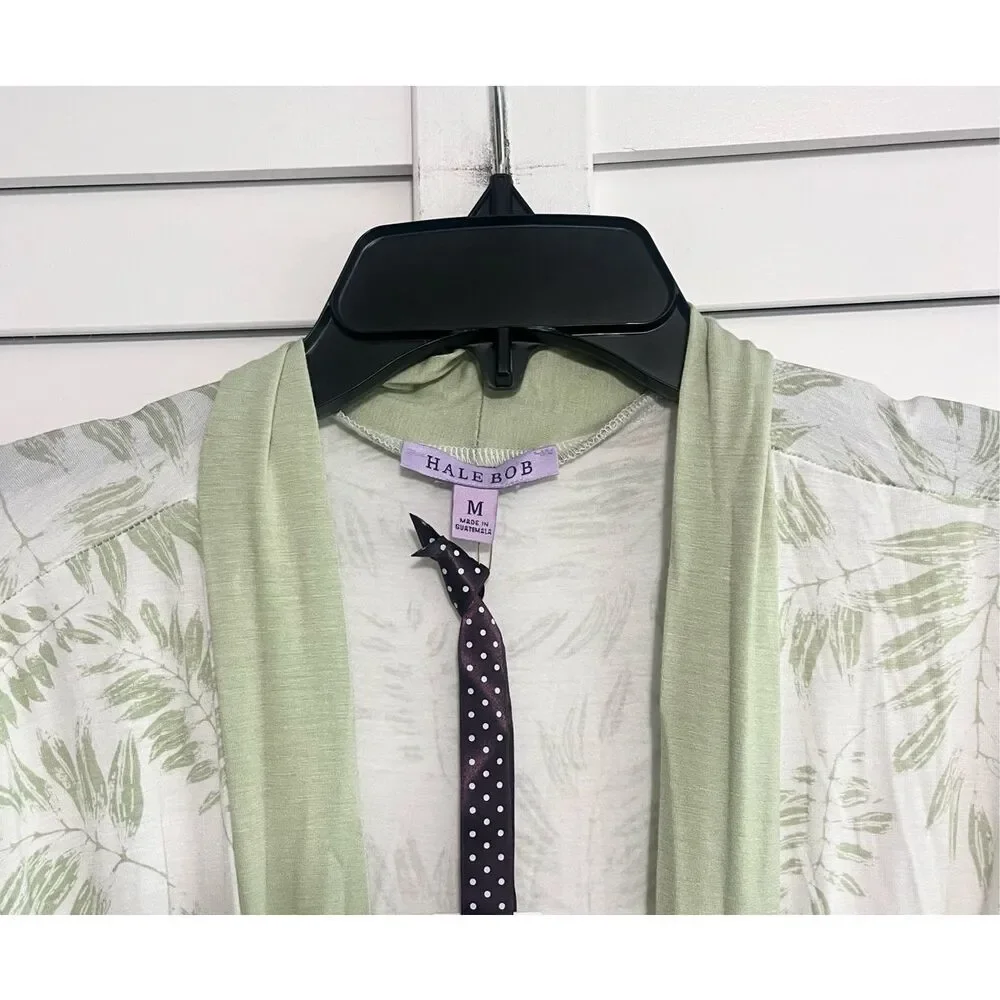NWT Hale Bob Bamboo Mid Length Robe Size Medium